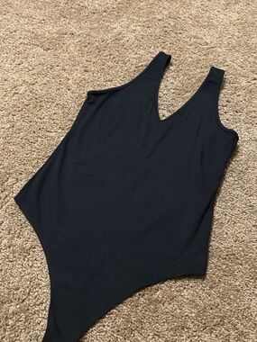 Abercrombie & Fitch Black V-Neck Bodysuit